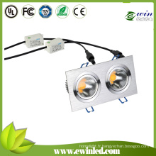 Downlights carrés de 900-1100lm LED avec 3 ans de garantie